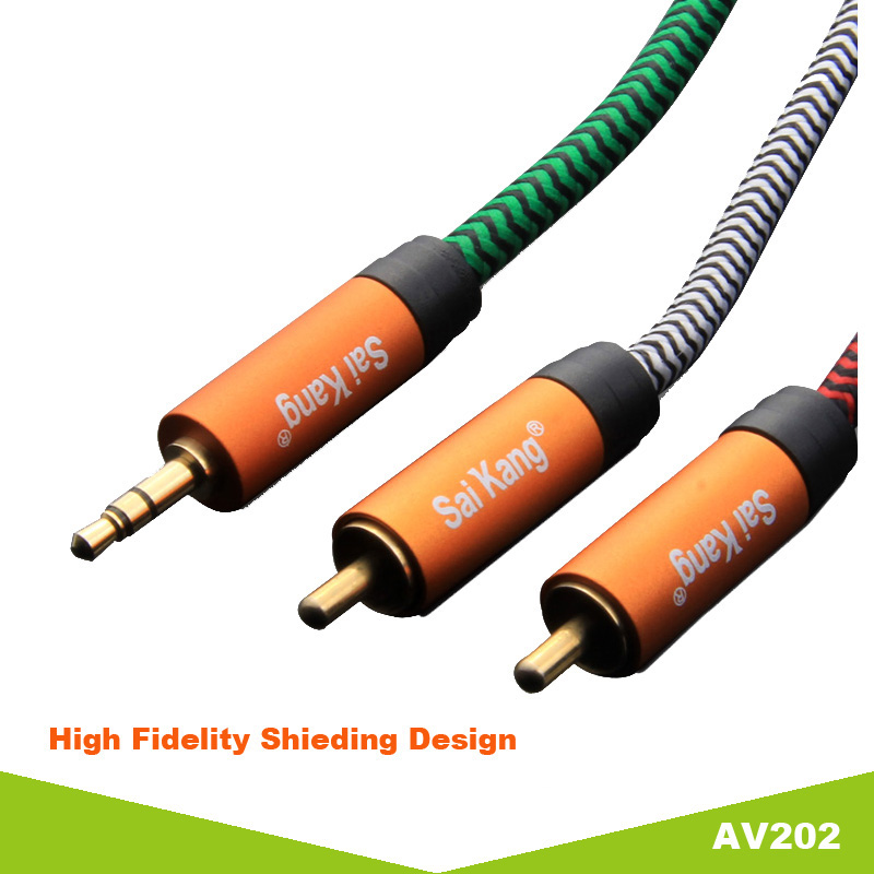 3.5 to 2 RCA Audio cable