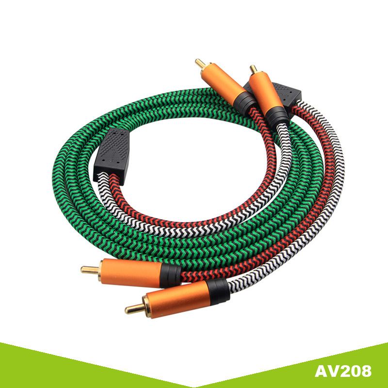 2RCA audio cable, AV cable
